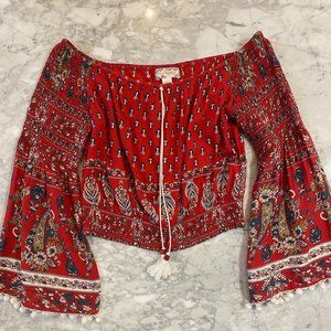 Band of Gypsies Off the Shoulder Top